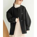 「hinari」 ノーカラージャケット 