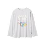 パジャマ ルームウェア ダイナソーワンポイントロンT レディース