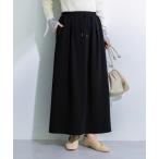 スカート 楽ちんリップルIラインスカート