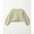 tシャツ クロップド ボートネックプルオーバー レディース