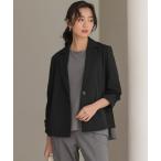 ジャケット テーラードジャケット ジョーゼットジャージー ジャケット レディース