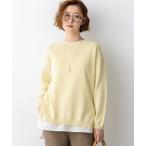 ニット セーター コットンギマムリネ チュニック ニット レディース