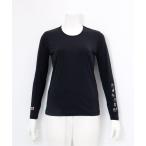 tシャツ ピコ柄クルーネックUV冷感インナー レディース