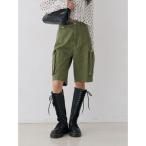 カーゴパンツ カーゴカプリパンツ ハーフパンツ レディース