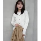 ショッピングショップ ジャケット ノーカラージャケット 「ZOZO限定カラー」ノーカラーラーベンニットジャケット レディース