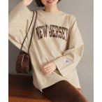 tシャツ 別注「Champion/チャンピオン」16s/1 Jersey L/S Bleach Wash：カットソー レディース