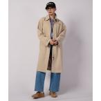 トレンチコート コート ライトウェイト ロングラインコート レディース