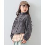 ブルゾン アウター 「KIDS」「ジュニアサイズあり」シャーリングフリルギャザーマンパ キッズ 子供服