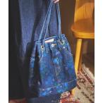 エコバッグ atelier SOMETHING　DRAWSTRING BAG/バッグ「FLOWER」