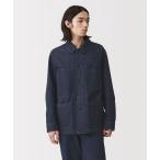 カバーオール 紳士　木の実から作ったカポック混デニム　カバーオール メンズ レディース