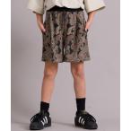 パンツ 裏毛 総柄 ストリートショートパンツ「PAIRMANON STREET」 キッズ 子供服 男の子 女の子