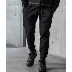 パンツ 1PIU1UGUALE3 RELAX(ウノピゥウノウグァーレトレ リラックス)レザーコンビテック ジョガーパンツ メンズ