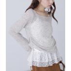 tシャツ メランジドロストレーステ�