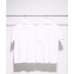 t рубашка [FRUIT OF THE LOOM]FTL 2P 32/- C футболка / одноцветный вырез лодочкой футболка 2 листов упаковка мужской женский 