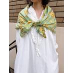 ストール マフラー なのはなプリントストール レディース