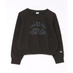  Champion футболка тренировочный [Champion]CW-E002 RAGLAN SLEEVE SWEATSHIRT женский 