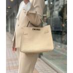 ショッピングカジュアルトート トートバッグ HINERI　スエードバッグM レディース