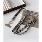 レオパード柄スマホショルダー