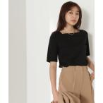 「NATURAL BEAUTY BASIC」 半袖Tシャツ FREE ブラック レディース