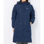 「FILA」 コート MEDIUM ネイビー レディース