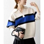 「SHIPS any」 長袖ニット ONE SIZE ナチュラル レディース