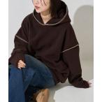 [FREAK'S STORE] тянуть over Parker свободный темно-коричневый женский 