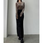「Louere」 タイトスカート SMALL ブラック系その他 レディース