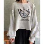 [JEANASIS] тренировочный cut and sewn FREE. серый женский 