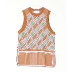 「mame」 ノースリーブニット 2 ブラウン レディース