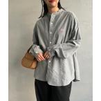 「DANTON」 長袖ブラウス 40 グレー レディース