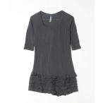 ショッピングムチャチャ 「AHCAHCUM.muchacha」 7分袖ワンピース - グレー レディース