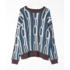 [RAGEBLUE] длинный рукав вязаный Lb люмен z