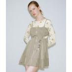 ワンピース ミリタリーキャミソールワンピース