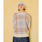  свитер вязаный в клетку вязаный тянуть over мужской 