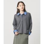 ニット セーター 4WAY シャツコンビ ポロニット ‐ウォッシャブル‐ レディース