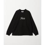 tシャツ 「NICE WEATHER」シグネチャーロゴ ロングスリーブTシャツ メンズ レディース