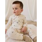 ベビー服 ロンパース 長袖前あきロンパース Sailing Day／オーガニックコットン