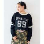 「LOVETOXIC」 「KIDS」長袖ニット - ブラック キッズ