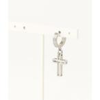 [DIESEL] серьги ( одна сторона уголок для ) UNI серебряный мужской 