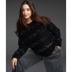 「23区」 長袖ニット 38 ブラック レディース