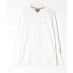「TOMMY HILFIGER」 長袖Tシャツ LARGE ホワイト メンズ