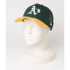 「NEW ERA」 メッシュキャップ - グリーン メンズ