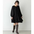 [anana] длинный рукав туника FREE черный женский 