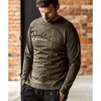 「1PIU1UGUALE3  RELAX 」 長袖Tシャツ S カーキ メンズ