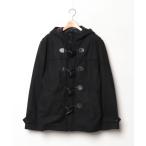 [JOHN'S CLOSET] [HALHAM] полупальто "даффл коут" X-LARGE черный мужской 