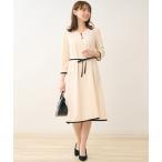 「LAISSE PASSE」 長袖ワンピース MEDIUM アイボリー レディース