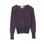 「Vivienne Westwood red label」 花柄ニットカーディガン 1 ネイビー レディース