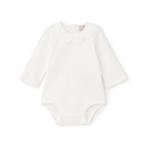 ベビー服 ロンパース スカラップ衿ロンパース