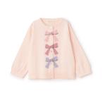 カーディガン リボンインターシャカーディガン キッズ 子供服 女の子