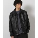ブルゾン アウター シングルPUレザーブルゾン / 638221 メンズ
